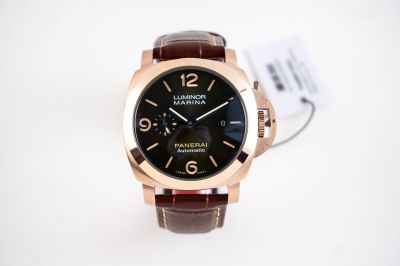 Panerai Stainless Steel 45*13MM Automatic Movement Leather Strap Men Watch